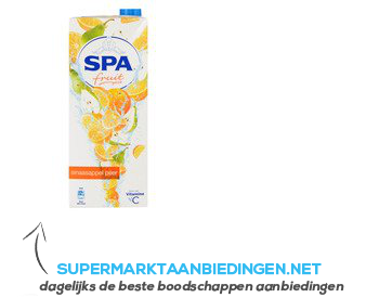 Spa Fruit sinaasappel peer