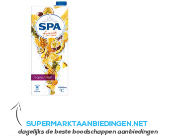 Spa Fruit tropisch fruit aanbieding