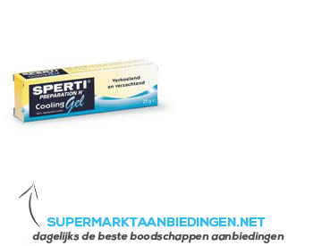 Sperti Cooling gel aanbieding