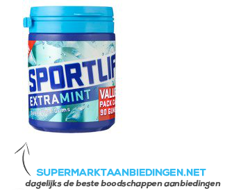 Sportlife Extramint suikervrij aanbieding