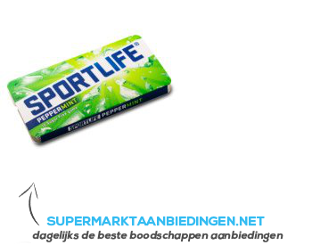 Sportlife Peppermint 12 aanbieding