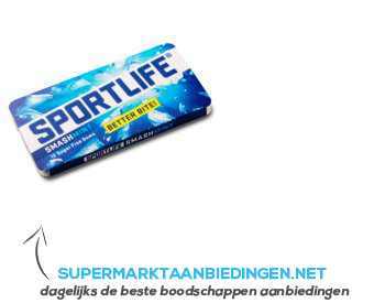 Sportlife Smashmint aanbieding