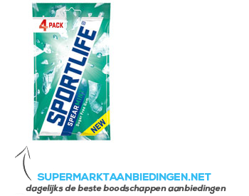 Sportlife Spearmint aanbieding