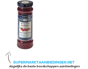 St Dalfour Aardbeien vruchtenspread aanbieding