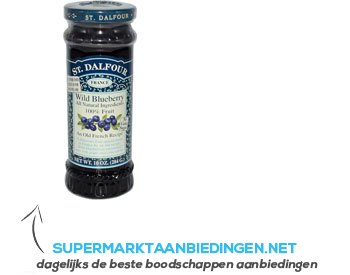 St Dalfour Wilde blauwe bessen vruchtenspread aanbieding