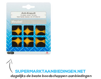 Star x Antikrasviltjes bruin 22mm aanbieding