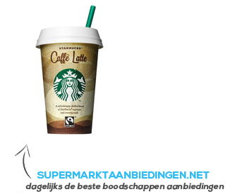 Starbucks Chilled classic caffè latte aanbieding