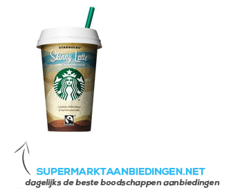 Starbucks Chilled classic skinny latte aanbieding