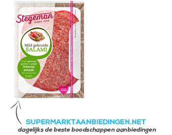 Stegeman Mild gekruide salami aanbieding