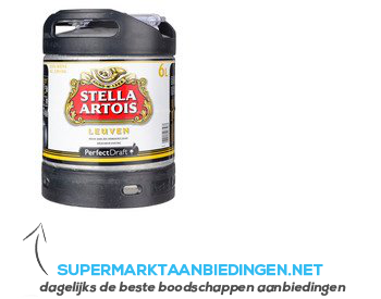 Stella Artois Perfect draft aanbieding