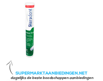 Steradent Active fresh aanbieding