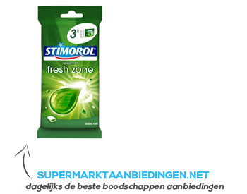 Stimorol Fresh zone spearmint aanbieding