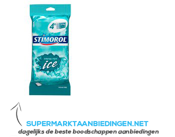 Stimorol Ice intense mint aanbieding