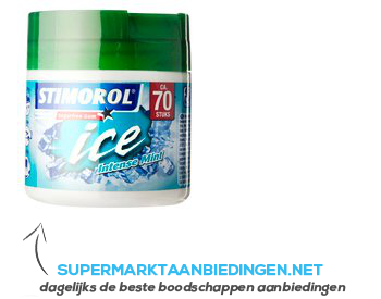 Stimorol Ice intense mint pot aanbieding