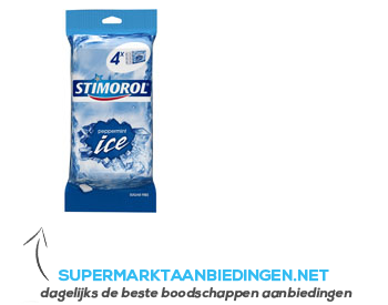 Stimorol Ice peppermint aanbieding