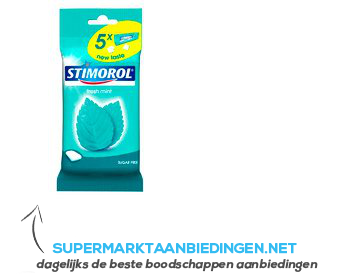 Stimorol Original fresh mint aanbieding