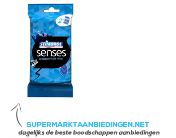 Stimorol Senses peppermint twist aanbieding