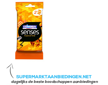 Stimorol Senses tropical twist aanbieding