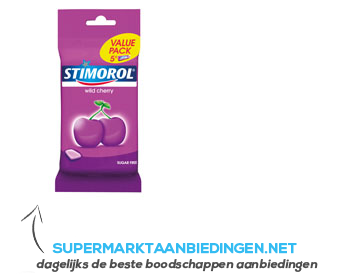 Stimorol Wild cherry aanbieding