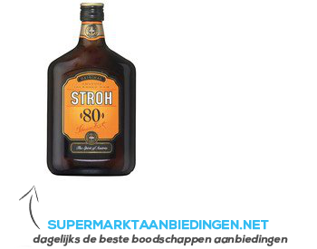 Stroh Rum 80% aanbieding