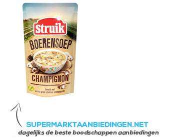 Struik Boerensoep champignon aanbieding