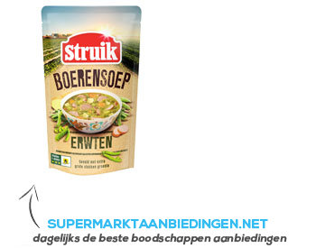 Struik Boerensoep erwten aanbieding