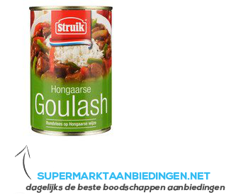 Struik Hongaarse goulash aanbieding