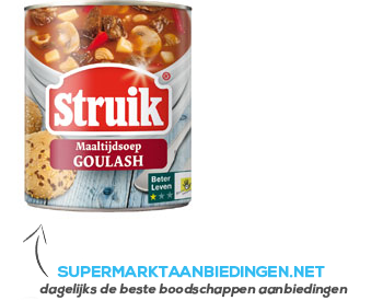 Struik Maalijdsoep goulash aanbieding