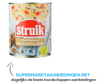 Struik Maaltijdsoep champignon aanbieding