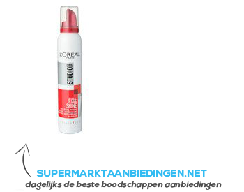 Studio Line Fix & Shine mousse very strong aanbieding