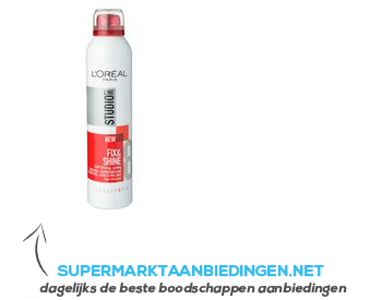 Studio Line Fix & Shine spray super strong aanbieding