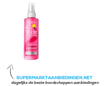 Studio Line Silk & gloss hot straight spray aanbieding