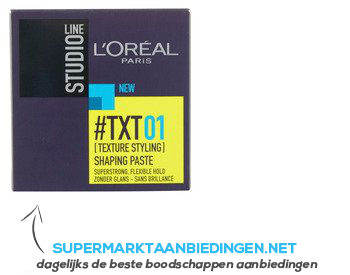 Studio Line TXT1 Shaping paste aanbieding