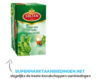 Sultan Green tea of Tiznit aanbieding