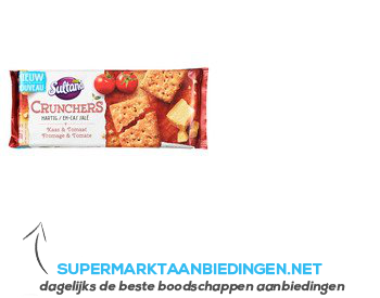 Sultana Crunchers kaas en tomaat aanbieding