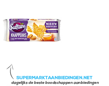 Sultana Knappers bitterkoekjes aanbieding