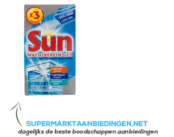 Sun Machinereiniger vaatwas aanbieding