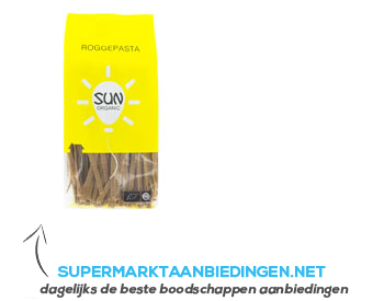 Sun organic Roggepasta aanbieding