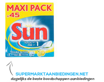 Margaret Mitchell tempel Hij Sun Vaatwastabletten all in 1 citroen aanbieding | Supermarkt Aanbiedingen