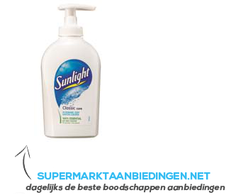 Sunlight Classic care vloeibare zeep aanbieding