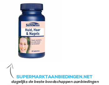 Sunwell Huid/ haar/ nagels aanbieding