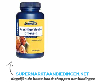 Sunwell Krachtige visolie omega 3 aanbieding