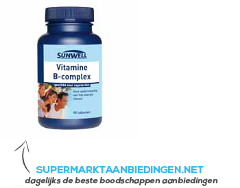 Sunwell Vitamine B- complex aanbieding