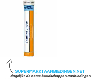 Sunwell Vitamine C1000 bruistabletten sinas aanbieding