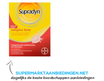 Supradyn Complex forte bruistabletten aanbieding