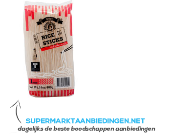 Suree Rice noodle 1mm aanbieding