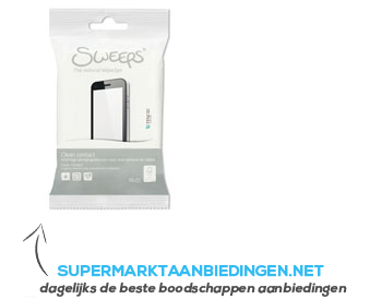 Sweeps Clean contact smartphone doekjes aanbieding