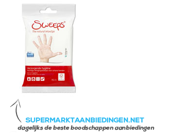 Sweeps Verzorgende hygiene vochtige handdoekjes aanbieding