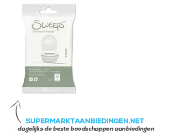 Sweeps Wc cleaner vochtige doekjes aanbieding