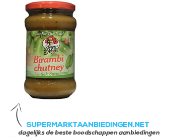 Swiet Moffo Birambi chutney aanbieding